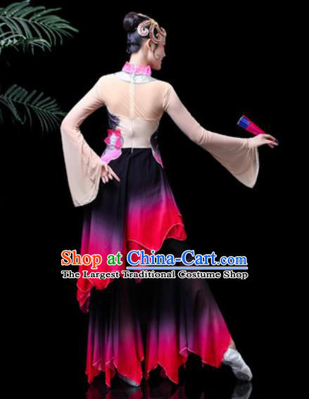 Traditional Chinese Stage Performance Costume Folk Dance Fan Dance Clothing for Women
