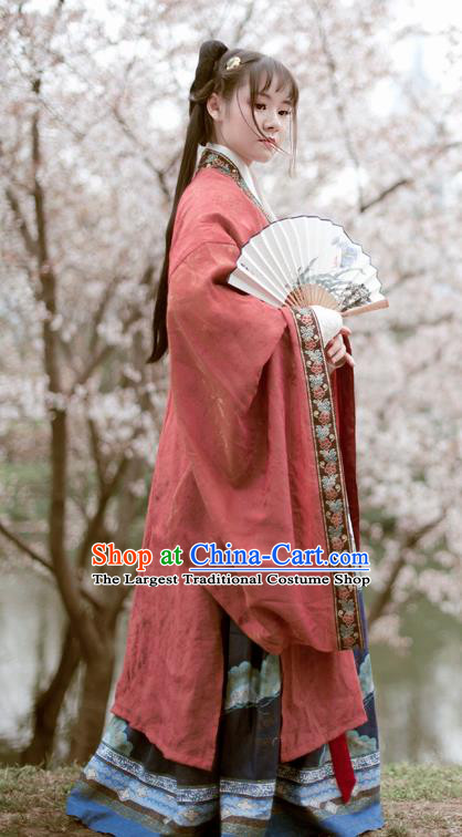 Traditional Chinese Ancient Swordswoman Hanfu Dress Jin Dynasty Princess Historical Costume Complete Set for Women