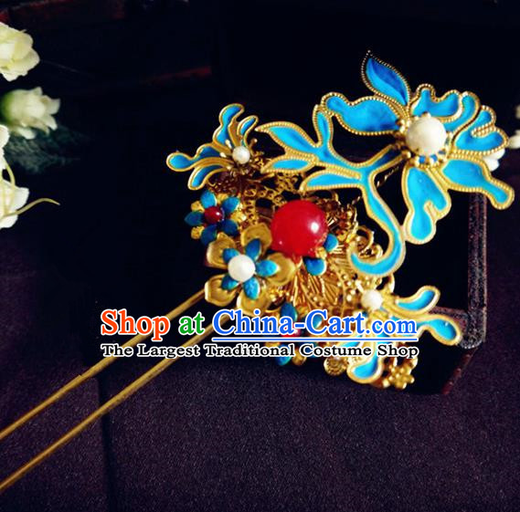 Chinese Ancient Princess Hair Accessories Palace Hair Clip Traditional Hanfu Classical Hairpins for Women
