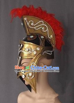 Traditional Roman Headdress Ancient Rome Warrior Helmet for Men