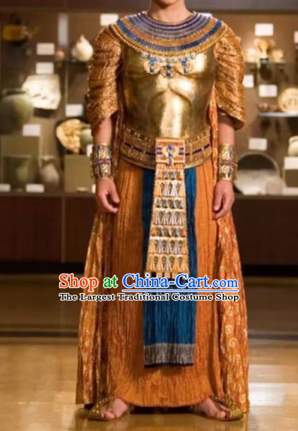 Traditional Egypt King Warrior Costume Ancient Egypt Pharaoh Armor Clothing for Men