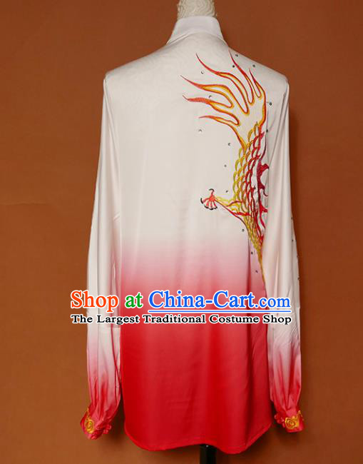 Top Grade Kung Fu Costume Martial Arts Training Tai Ji Embroidered Dragon Uniform for Adults