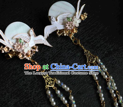 Chinese Ancient Traditional Handmade Tassel Hair Claws Classical Hair Accessories for Women