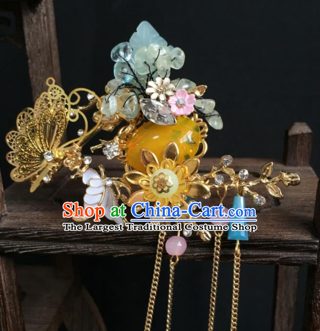 Top Grade Chinese Ancient Queen Hair Comb Hairpins Traditional Hair Accessories Headdress for Women