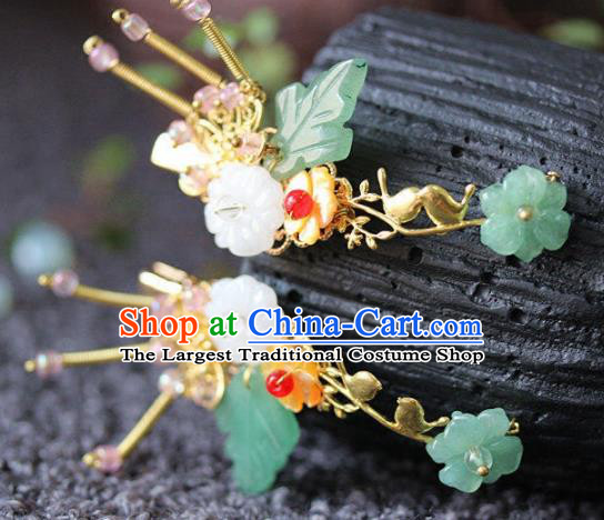 Handmade Chinese Ancient Hairpins Hair Claws Traditional Hair Accessories Headdress for Women