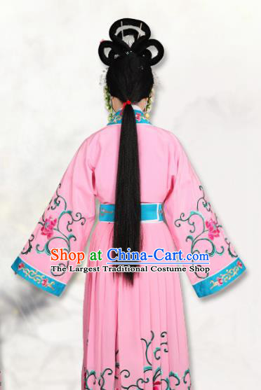 Chinese Traditional Peking Opera Peri Pink Dress Classical Beijing Opera Actress Costume for Adults