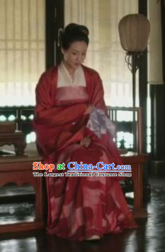 The Story Of MingLan Chinese Ancient Young Mistress Embroidered Replica Costume for Women