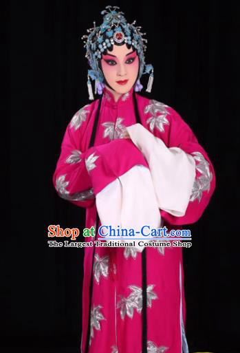 Professional Chinese Traditional Beijing Opera Diva Costume Ancient Princess Rosy Dress for Adults