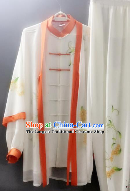 Chinese Traditional Kung Fu Costume Martial Arts Competition Tai Chi Printing Clothing for Women