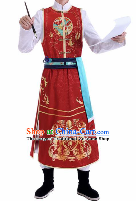 Chinese Traditional Cosplay Nobility Childe Swordsman Costume Ancient Knight Hanfu Clothing for Men