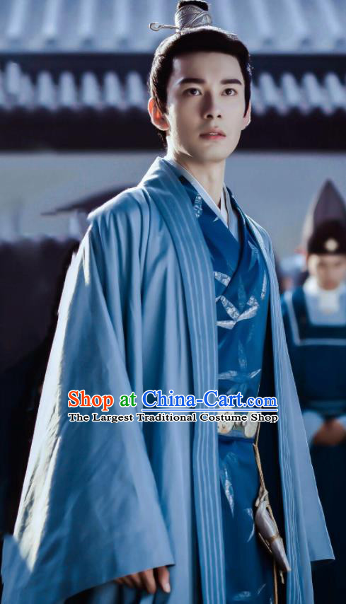 Traditional Chinese Tang Dynasty Crown Prince Hanfu Dress Ancient Drama Royal Highness Embroidered Costume for Men