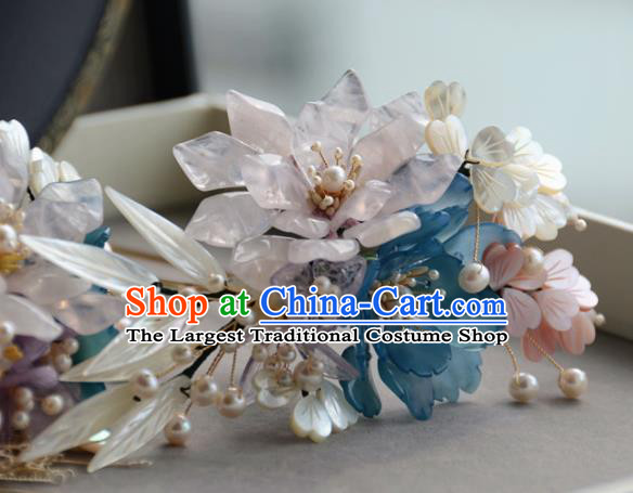 Traditional Chinese Hanfu Bamboo Leaf Hair Clip Hair Accessories Ancient Princess Hairpins for Women