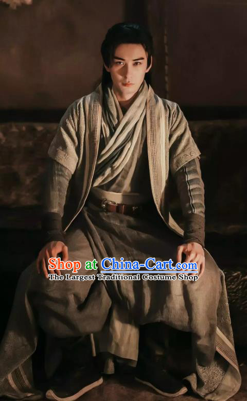 Chinese Ancient Drama Swordsman Hanfu Clothing Tang Dynasty Knight Historical Costume for Men