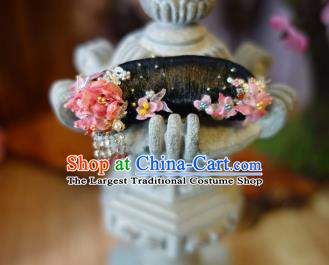Chinese Ancient Court Maid Headwear Traditional Qing Dynasty Palace Manchu Hair Accessories for Women