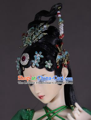 Chinese Ancient Princess Hairpins Headwear Traditional Ming Dynasty Hair Accessories for Women