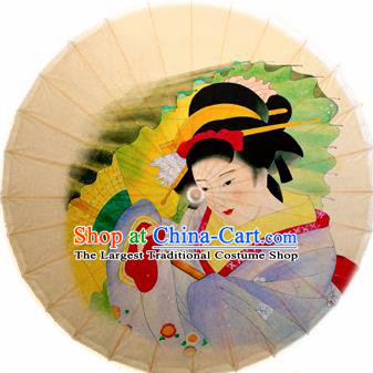 Handmade Chinese Traditional Umbrellas Ancient Printing Oiled Paper Umbrella