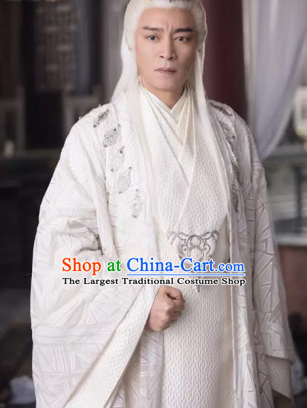 Drama Madam White Snake Chinese Ancient Taoist Priest Swordsman Historical Costume for Men