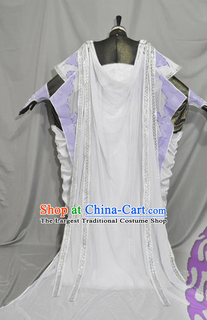 Traditional Chinese Han Dynasty Swordswoman Hanfu Dress Ancient Empress Embroidered Costume for Women