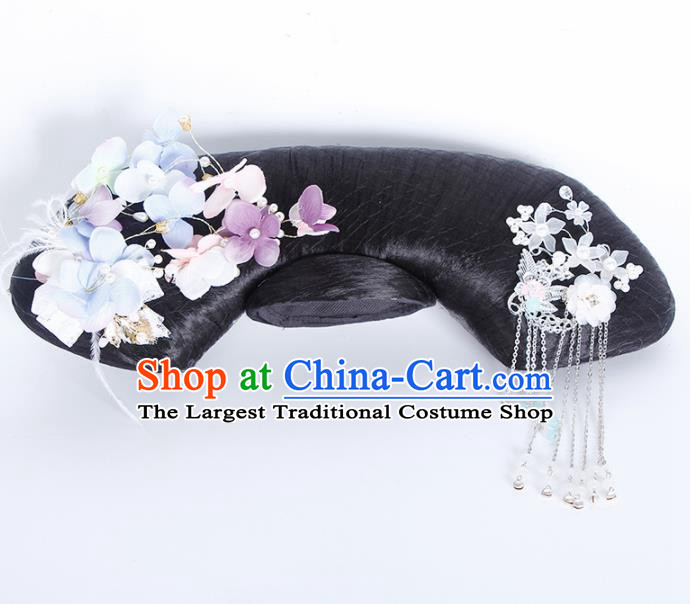 Traditional Chinese Handmade Hairpins Ancient Qing Dynasty Princess Hair Accessories for Women
