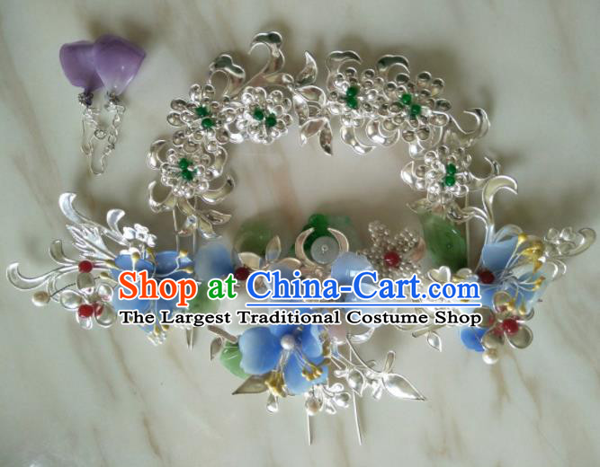 Traditional Chinese Handmade Ancient Princess Hairpins Headwear Hair Accessories for Women