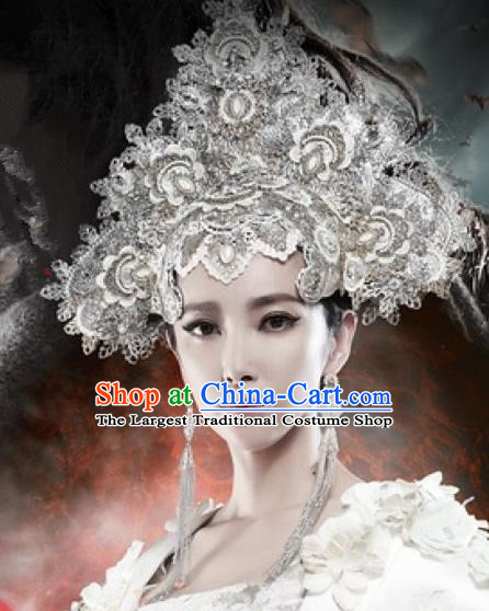 Handmade Chinese Palace Hairpins Phoenix Coronet Traditional Hanfu Hair Clips Ancient Queen Hair Accessories for Women