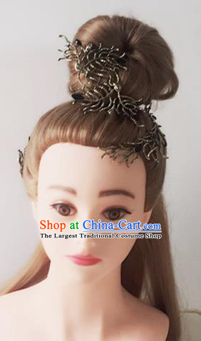 Handmade Chinese Palace Princess Hair Claw Hairpins Ancient Traditional Hanfu Hair Accessories for Women