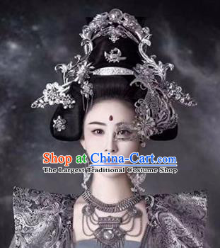 Chinese Handmade Hanfu Tang Dynasty Phoenix Coronet Palace Lady Hairpins Traditional Ancient Imperial Consort Hair Accessories for Women