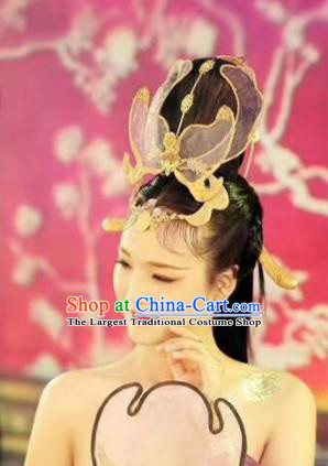 Chinese Handmade Hanfu Tang Dynasty Headwear Traditional Ancient Imperial Consort Hair Accessories for Women