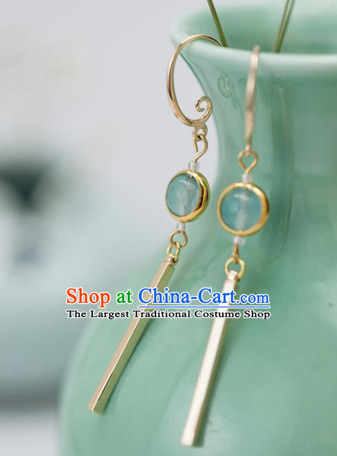Handmade Chinese Classical Hanfu Earrings Ancient Palace Ear Accessories for Women