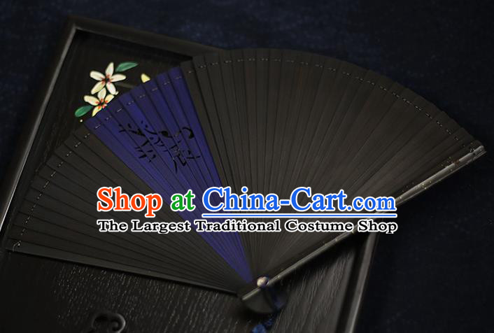 Chinese Handmade Carving Zodiac Dragon Bamboo Fans Classical Accordion Traditional Folding Fans for Women