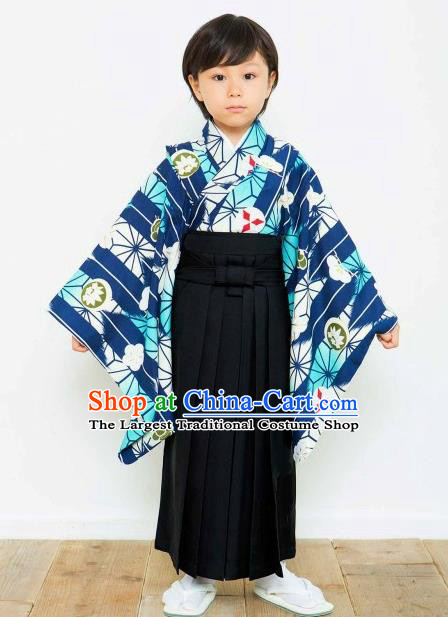 Japanese Traditional Handmade Haori Kimono Asian Japan Boys Yukata Costume for Kids