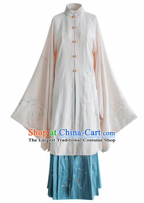 Chinese Ancient Court Lady Embroidered Hanfu Dress Ming Dynasty Princess Historical Costume for Women