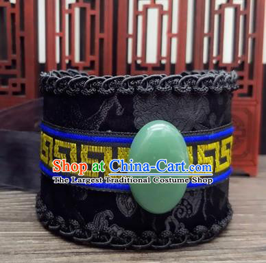 Traditional Chinese Ancient Nobility Childe Black Hairdo Crown Handmade Swordsman Hat Hair Accessories for Men