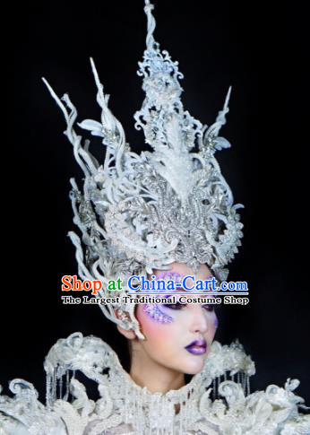 Top Grade Halloween Hair Accessories Handmade Cosplay Queen Fancy Ball Hat Headwear for Women