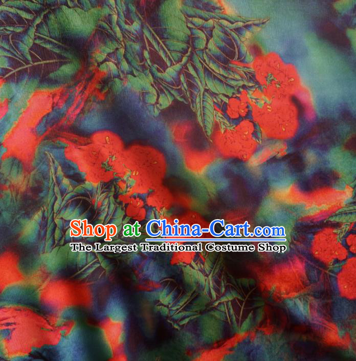 Asian Chinese Traditional Pattern Watered Gauze Cheongsam Silk Fabric Chinese Fabric Material