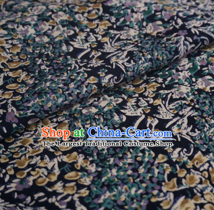 Asian Chinese Traditional Pattern Design Watered Gauze Cheongsam Silk Fabric Chinese Fabric Material