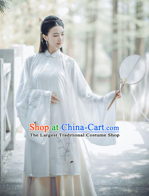 Chinese Ancient Rich Lady Hanfu Dress Traditional Drama Ming Dynasty Nobility Historical Costume for Women