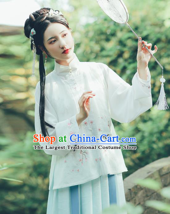 Chinese Ancient Nobility Lady Hanfu Dress Traditional Drama Ming Dynasty Historical Costume for Women