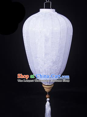 Handmade Traditional Chinese Lantern Ceiling Lamp White Lanterns New Year Lantern
