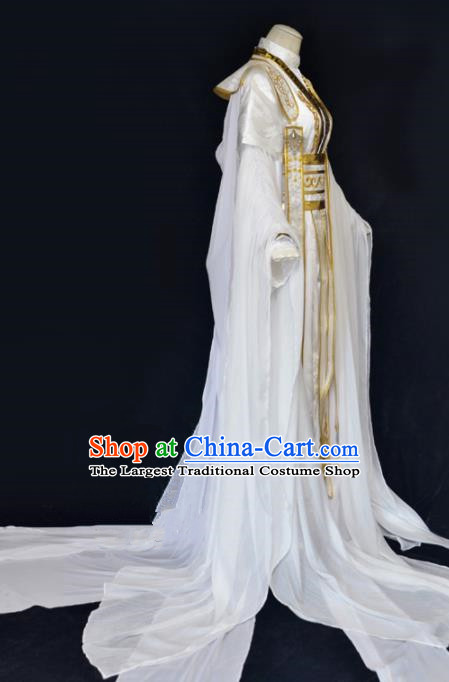 Traditional Chinese Jin Dynasty Nobility Childe Clothing Ancient Crown Prince Costume for Men