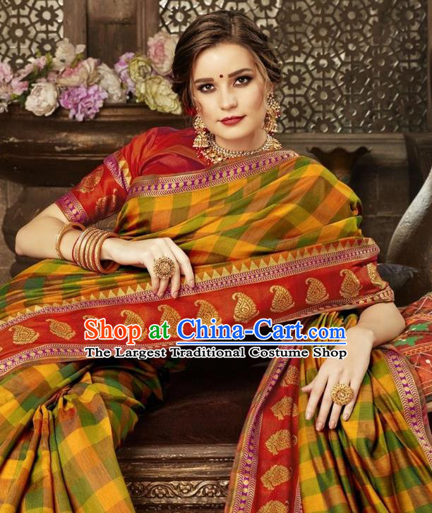 Asian India Traditional Sari Dress Indian Court Costume Bollywood Queen Clothing for Women