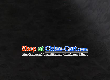 Chinese Traditional Bergamot Pattern Design Black Brocade Fabric Asian Silk Fabric Chinese Fabric Material