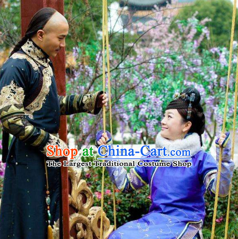 TV Drama Beauties Without Tears Hai Lanzhu Qing Dynasty Imperial Costume Clothing Complete Set