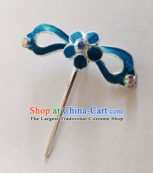 Chinese Ancient Court Princess Plum Hairpins Traditional Beijing Opera Diva Hair Accessories for Adults