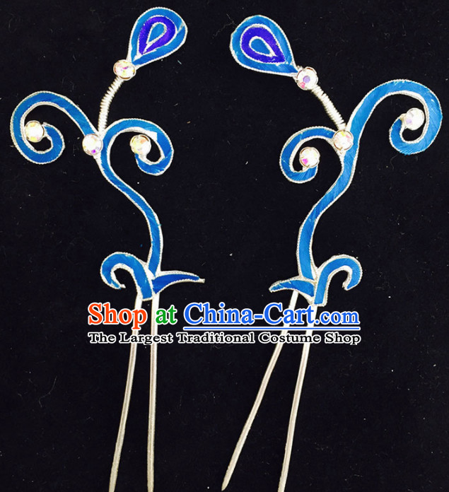 Chinese Ancient Princess Hairpins Traditional Beijing Opera Diva Court Hair Accessories for Adults