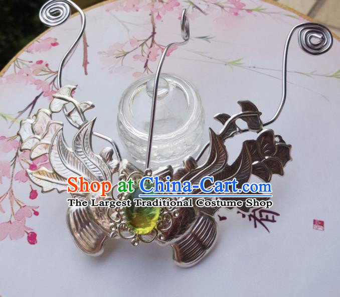 Chinese Ancient Princess Butterfly Hair Claw Hairpins Traditional Hanfu Palace Hair Accessories for Women