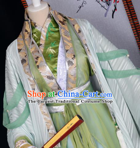 Customized Chinese Cosplay Swordsman Shen Qingqiu Costume Ancient Drama Childe Clothing for Men