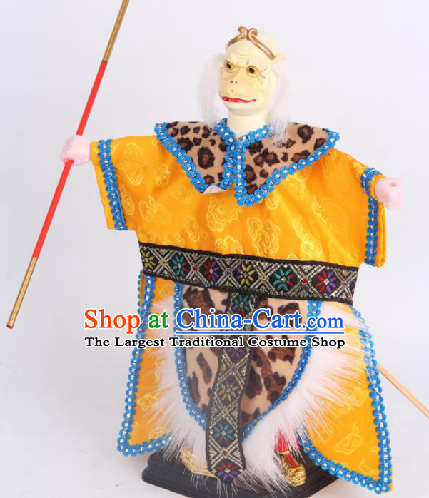 Traditional Chinese Handmade Monkey King Puppet Marionette Puppets String Puppet Wooden Image Arts Collectibles