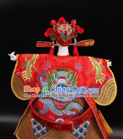 Traditional Chinese Handmade Number One Scholar Puppet Marionette Puppets String Puppet Wooden Image Arts Collectibles