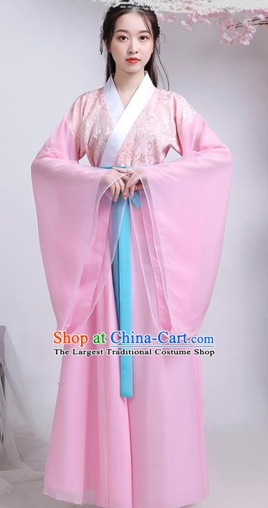Traditional Chinese Han Dynasty Court Lady Hanfu Dress Ancient Drama Replica Costumes for Women